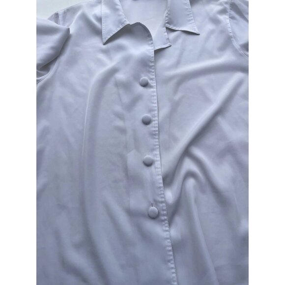 Vintage Regina Porter Women's Long Sleeve Blouse Buttoned Women’s Size Large - Picture 6 of 13